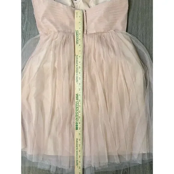 Jenny Yoo Collection Maia Convertible Strapless Tulle Dress Blush Size 14​ - Picture 12 of 12